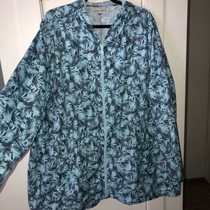 Avenue Light Blue Windbreaker